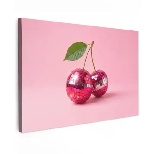 Disco - Kersen - Roze canvas 2cm klein -z3d