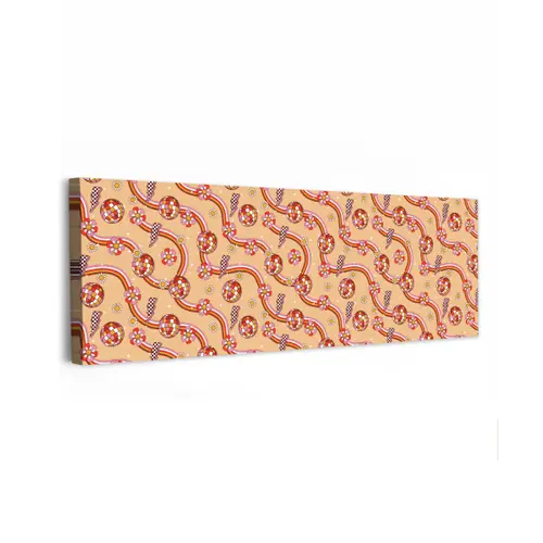 Disco - Patroon - Lijnen canvas 2cm klein 828 -z3d
