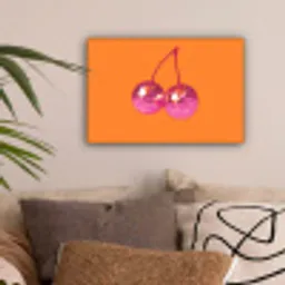 Discoballen - Kers - Spiegels - Roze canvas 2cm klein -sfeer1