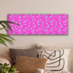 Stippen - Mint - Neon - Fuchsia canvas 2cm klein 828 -sfeer1