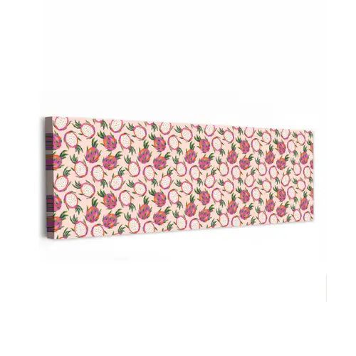 Drakenfruit - Patroon - Roze canvas 2cm klein 828 -z3d