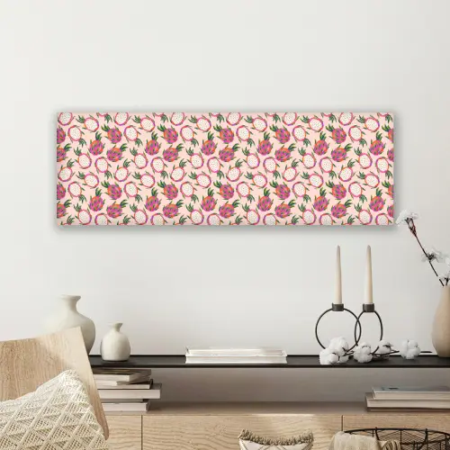 Drakenfruit - Patroon - Roze canvas 2cm klein 828 -sfeer6