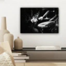 Drummer - Zwart - Drumstel canvas 2cm klein -sfeer6
