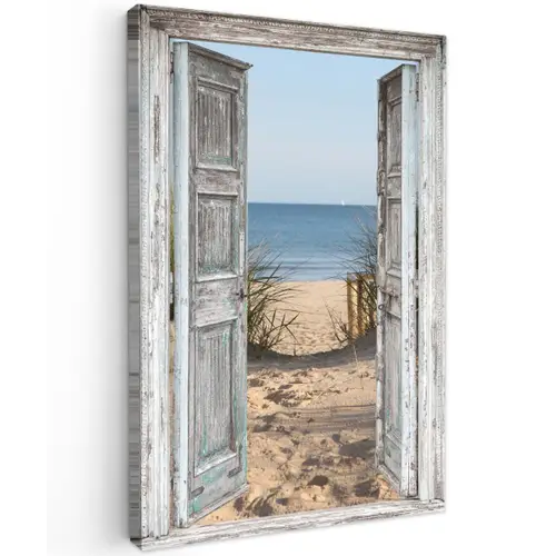 Duin - Strand - Doorkijk - Zomer canvas 2cm klein -z3d