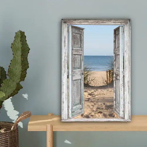 Duin - Strand - Doorkijk - Zomer canvas 2cm klein -sfeer4