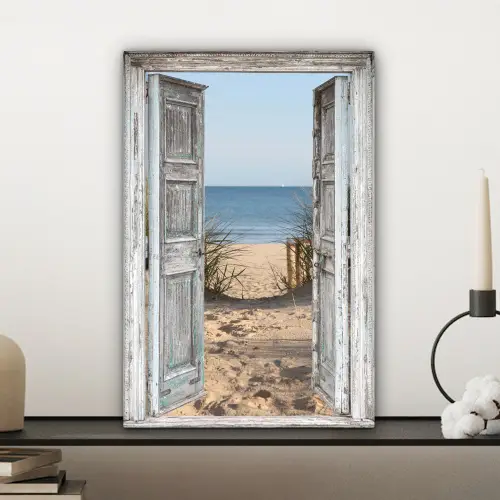 Duin - Strand - Doorkijk - Zomer canvas 2cm klein -sfeer6