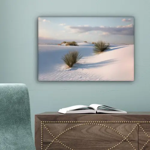 Duinen - Gras - Wolken - Beige canvas 2cm klein -sfeer4