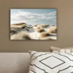 Duinen - Gras - Sporen - Wolken canvas 2cm klein -sfeer3