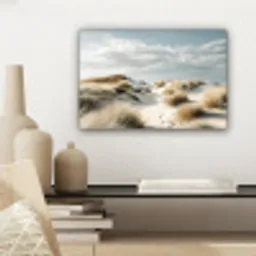 Duinen - Gras - Sporen - Wolken canvas 2cm klein -sfeer6