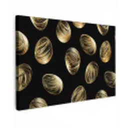 Eieren - Goud - Patroon canvas 2cm klein -z3d