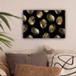 Eieren - Goud - Patroon canvas 2cm klein -sfeer1