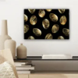 Eieren - Goud - Patroon canvas 2cm klein -sfeer6