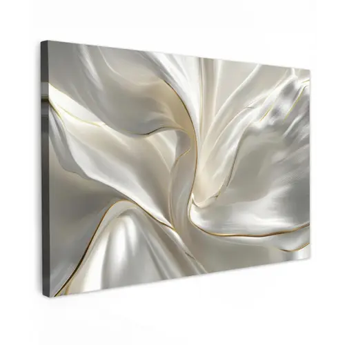 Stof - Plooien - Goud canvas 2cm klein -z3d