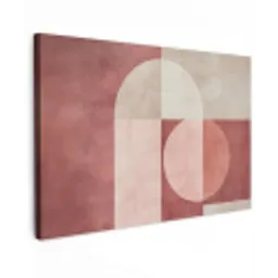 Figuren - Abstract - Roze canvas 2cm klein -z3d