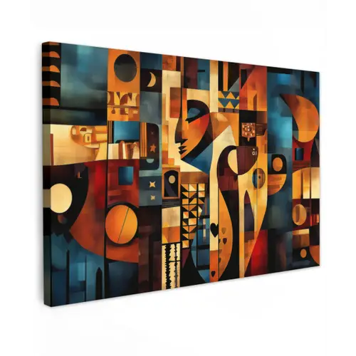 Figuren - Abstract - Symbolen canvas 2cm klein -z3d