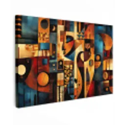 Figuren - Abstract - Symbolen canvas 2cm klein -z3d