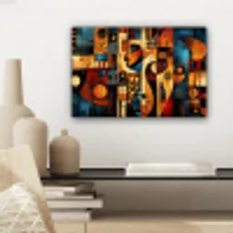 Figuren - Abstract - Symbolen canvas 2cm klein -sfeer6