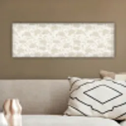 Bloemenpatroon - Silhouet - Wit canvas 2cm klein 828 -sfeer3