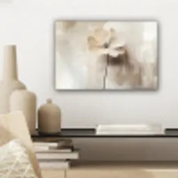 Bloem - Beige - Verf - Schaduw canvas 2cm klein -sfeer6