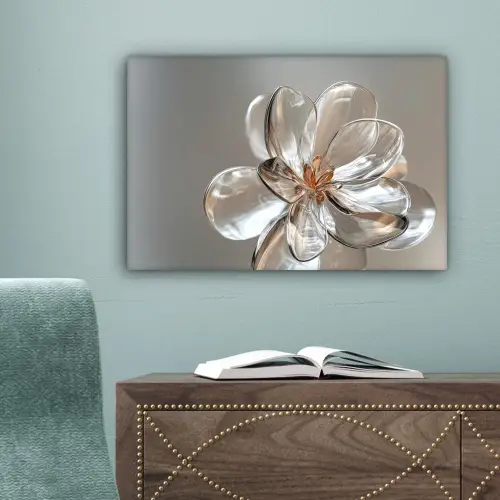 Bloem - Glazen - Doorzichtig canvas 2cm klein -sfeer4