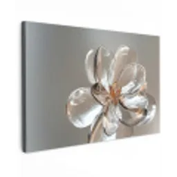 Bloem - Glazen - Doorzichtig canvas 2cm klein -z3d