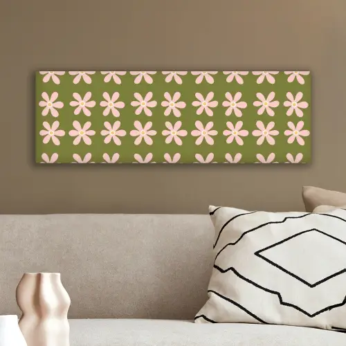 Bloem - Modern - Groen canvas 2cm klein 828 -sfeer3