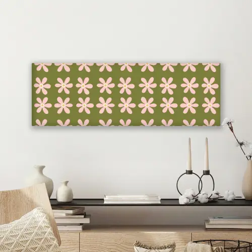 Bloem - Modern - Groen canvas 2cm klein 828 -sfeer6