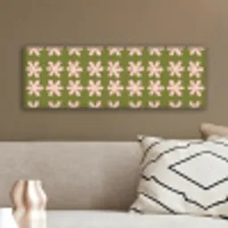 Bloem - Modern - Groen canvas 2cm klein 828 -sfeer3