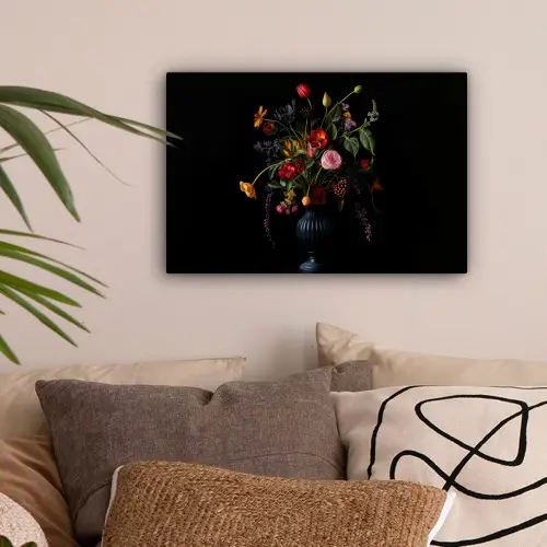 Bloemen - Bessen - Klassiek canvas 2cm klein -sfeer1
