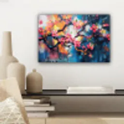 Bloemen - Tak - Artistiek - Roze canvas 2cm klein -sfeer6