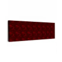 Bloemen - Donkerrood - Patroon canvas 2cm klein 828 -z3d