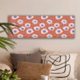 Bloemen - Grafisch - Oranje canvas 2cm klein 828 -sfeer1