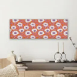 Bloemen - Grafisch - Oranje canvas 2cm klein 828 -sfeer6