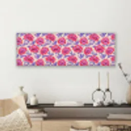 Bloemen - Patroon - Meerkleurig canvas 2cm klein 828 -sfeer6