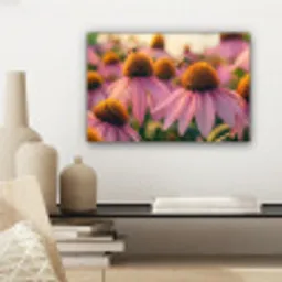Bloemen - Paars - Bijen canvas 2cm klein -sfeer6