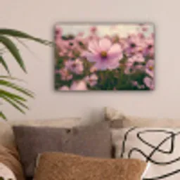 Bloemen - Paars - Wazig canvas 2cm klein -sfeer1