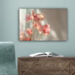 Bloemen - Stelen - Roze - Schaduw canvas 2cm klein -sfeer4