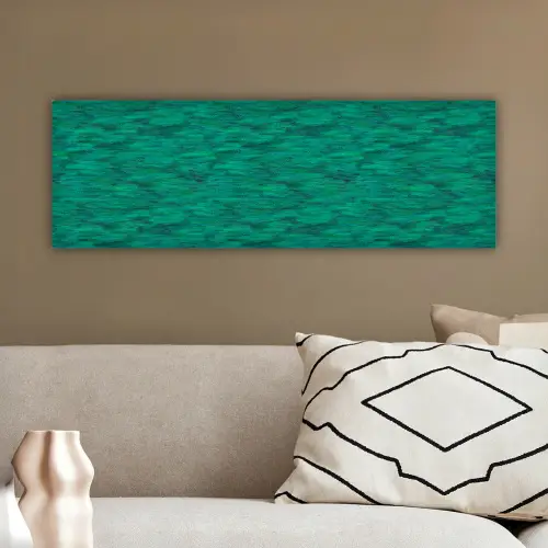 Vloeiend - Olie - Texturen - Groen canvas 2cm klein 828 -sfeer3