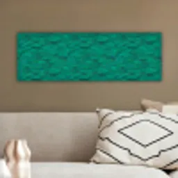 Vloeiend - Olie - Texturen - Groen canvas 2cm klein 828 -sfeer3