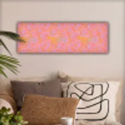 Vloeiend - Verf - Perzik canvas 2cm klein 828 -sfeer1