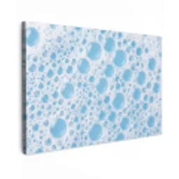 Schuim - Bubbels - Blauw canvas 2cm klein -z3d