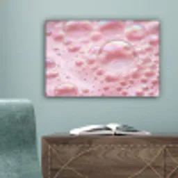 Schuim - Structuur - Roze canvas 2cm klein -sfeer4