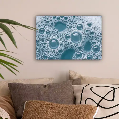 Schuim - Water - Textuur canvas 2cm klein -sfeer1