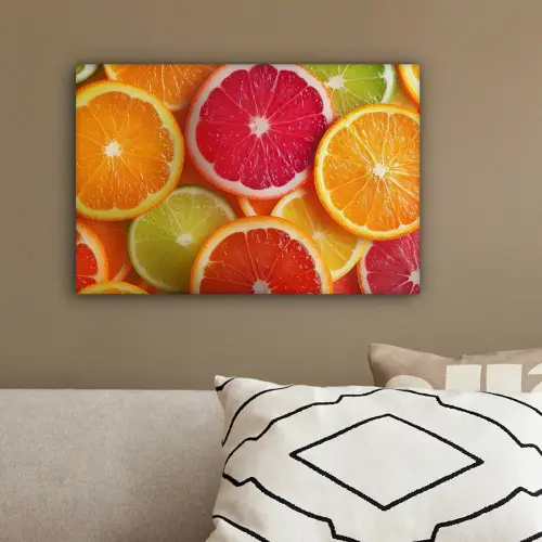 Fruit - Kleurrijk - Close up canvas 2cm klein -sfeer3
