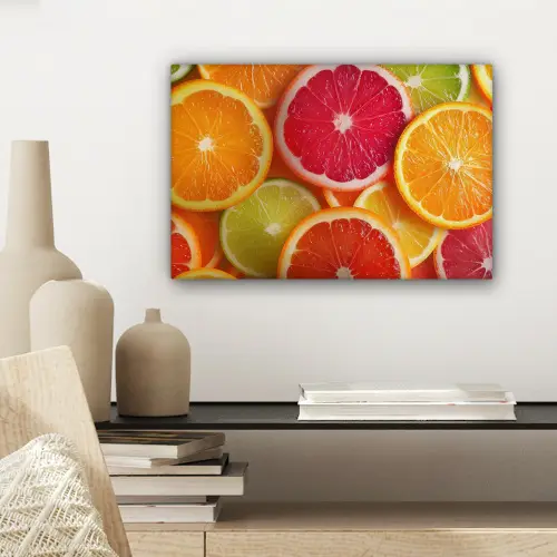 Fruit - Kleurrijk - Close up canvas 2cm klein -sfeer6