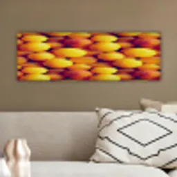 Vrucht - Waterdruppels - Oranje canvas 2cm klein 828 -sfeer3