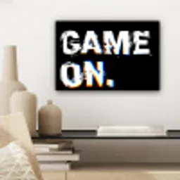 Gaming - Game - Spreuken - Quotes - Game on canvas 2cm klein -sfeer6