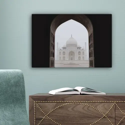 Donkere poort - Symmetrische koepel - Minaretten canvas 2cm klein -sfeer4