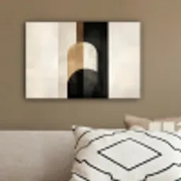 Geometrische - Vormen - Wit canvas 2cm klein -sfeer3