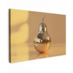 Goud - Disco - Glitter - Peer canvas 2cm klein -z3d